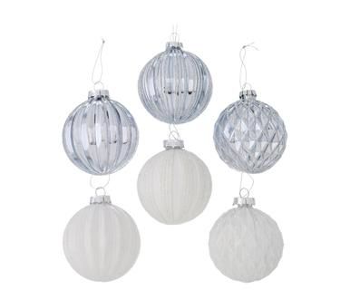 Komplet 6 ozdób choinkowych „Felipa”, O 8 cm Komplet 6 ozdób choinkowych „Felipa”, O 8 cm