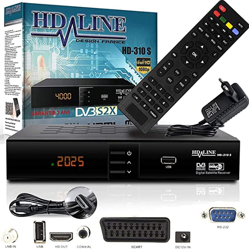 hd-line Odbiornik satelitarny HD cyfrowy odbiornik satelitarny HDMI DVB S2 hd-line Odbiornik satelitarny HD cyfrowy odbiornik satelitarny HDMI DVB S2