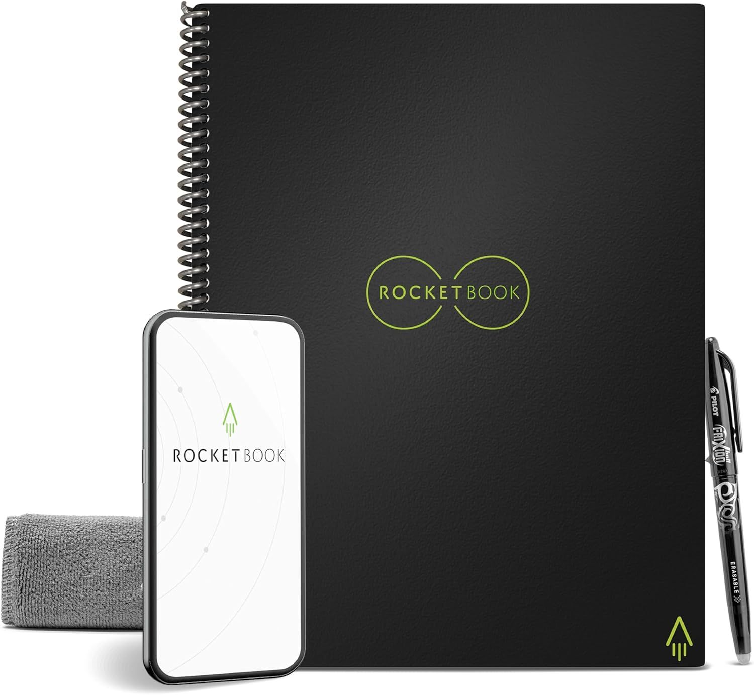 Rocketbook Core EVR-L-K-A Notatnik, Czarny, A4