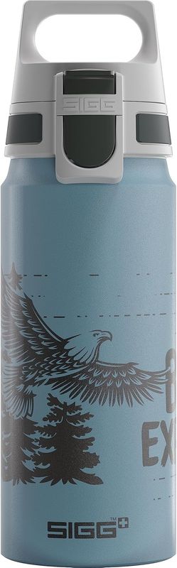 Sigg Wmb One Brave Eagle Butelka na Wodę, Aluminum, Niebieski, 0.6 L Sigg Wmb One Brave Eagle Butelka na Wodę, Aluminum, Niebieski, 0.6 L