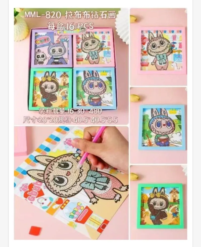 Mozaika Diamentowa Labubu Mozaika Diamentowa Labubu