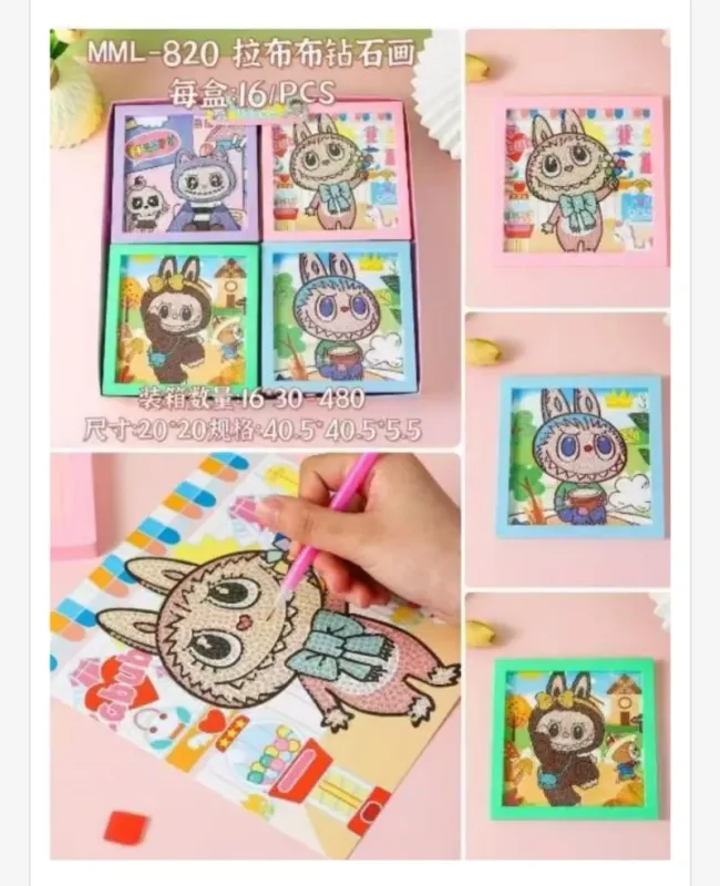 Mozaika Diamentowa Labubu Mozaika Diamentowa Labubu