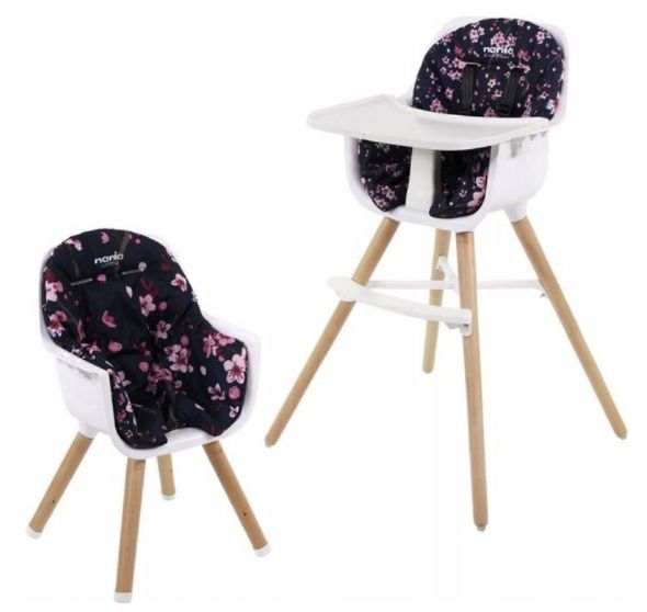 KRZESEŁKO DO KARMIENIA DZIECIĘCE 2w1 NANIA PAULETTE KRZESEŁKO DO KARMIENIA DZIECIĘCE 2w1 NANIA PAULETTE