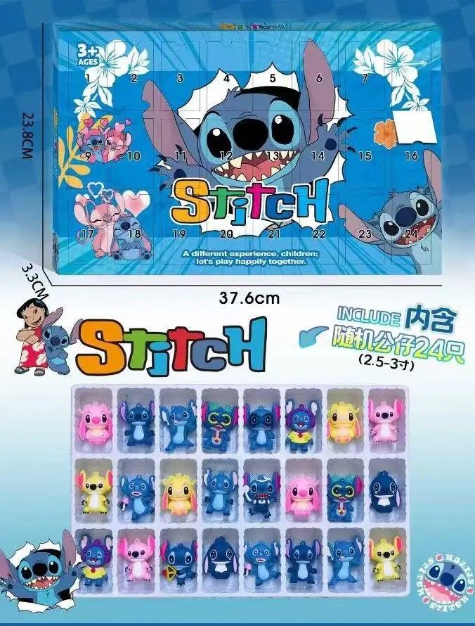 kalendarz adwentowy Stich 24 figurki