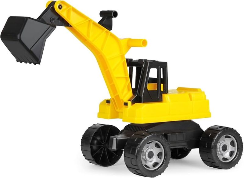 Duża koparka LENA GIGA TRUCKS (02017) – żółto-czarna Duża koparka LENA GIGA TRUCKS (02017) – żółto-czarna