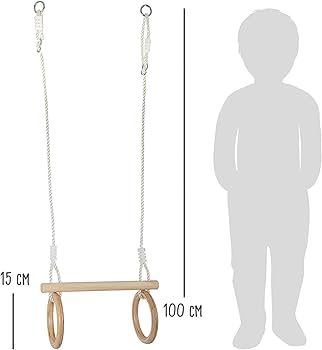 small foot 11909 – Trapez z drewnianymi pierścieniami gimnastycznymi 2-w-1 small foot 11909 – Trapez z drewnianymi pierścieniami gimnastycznymi 2-w-1