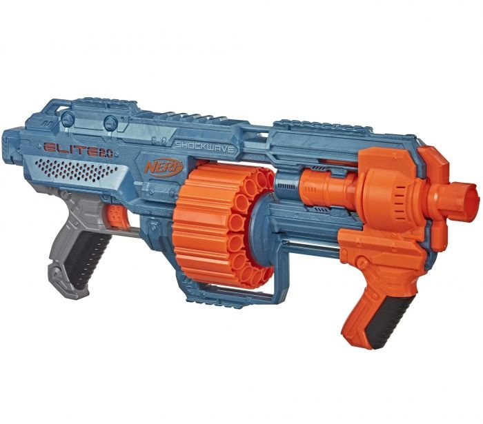 NERF Elite 2.0 Shockwave RD-15 – wyrzutnia z 15-strzałkowym bębnem + 30 strzałek NERF Elite 2.0 Shockwave RD-15 – wyrzutnia z 15-strzałkowym bębnem + 30 strzałek