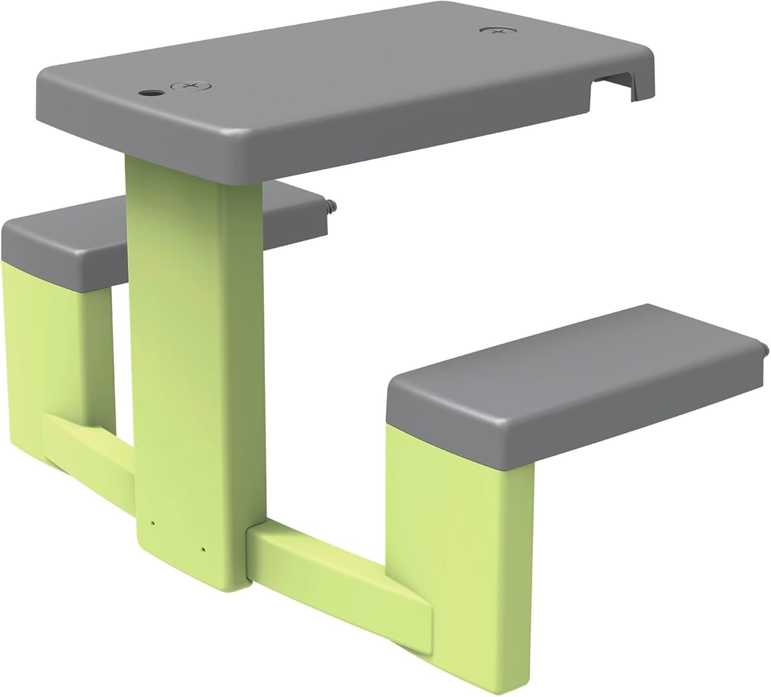 Smoby Life - Stół piknikowy - 2 ławki - Pasuje do wielu domków - Materiał z recyklingu - Od 2 lat