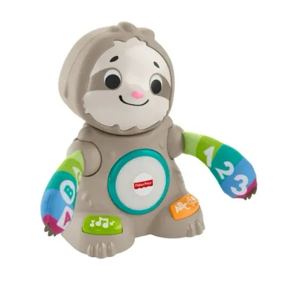 Fisher-Price Linkimals Interaktywny Leniwiec – Mówi, Śpiewa, Tańczy (Edukacyjny).wersja angielska