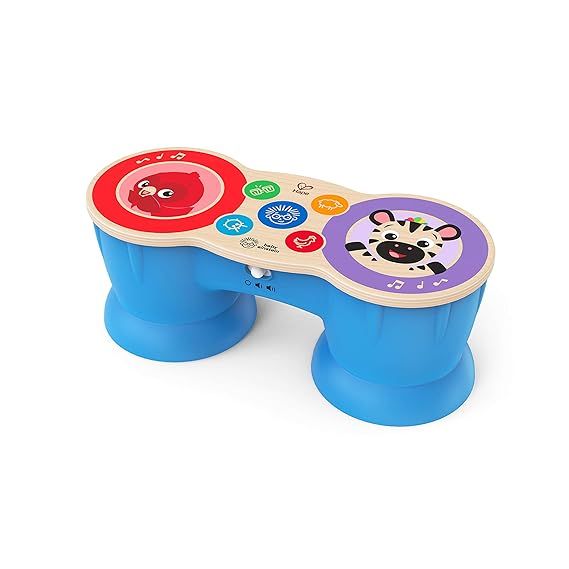 Baby Einstein Żywe melodie Magic Touch Drewniany bęben Muzyczna zabawka, wiek 6 miesięcy +