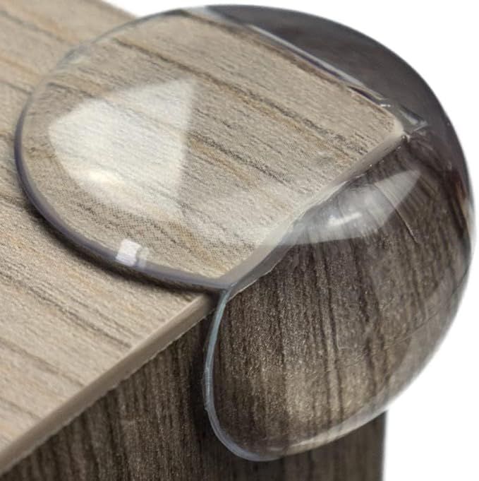 Zabezpieczenia Narożników Mebli PREMIUM – 12 Sztuk – Przezroczyste, Okrągłe MALIVEO PREMIUM