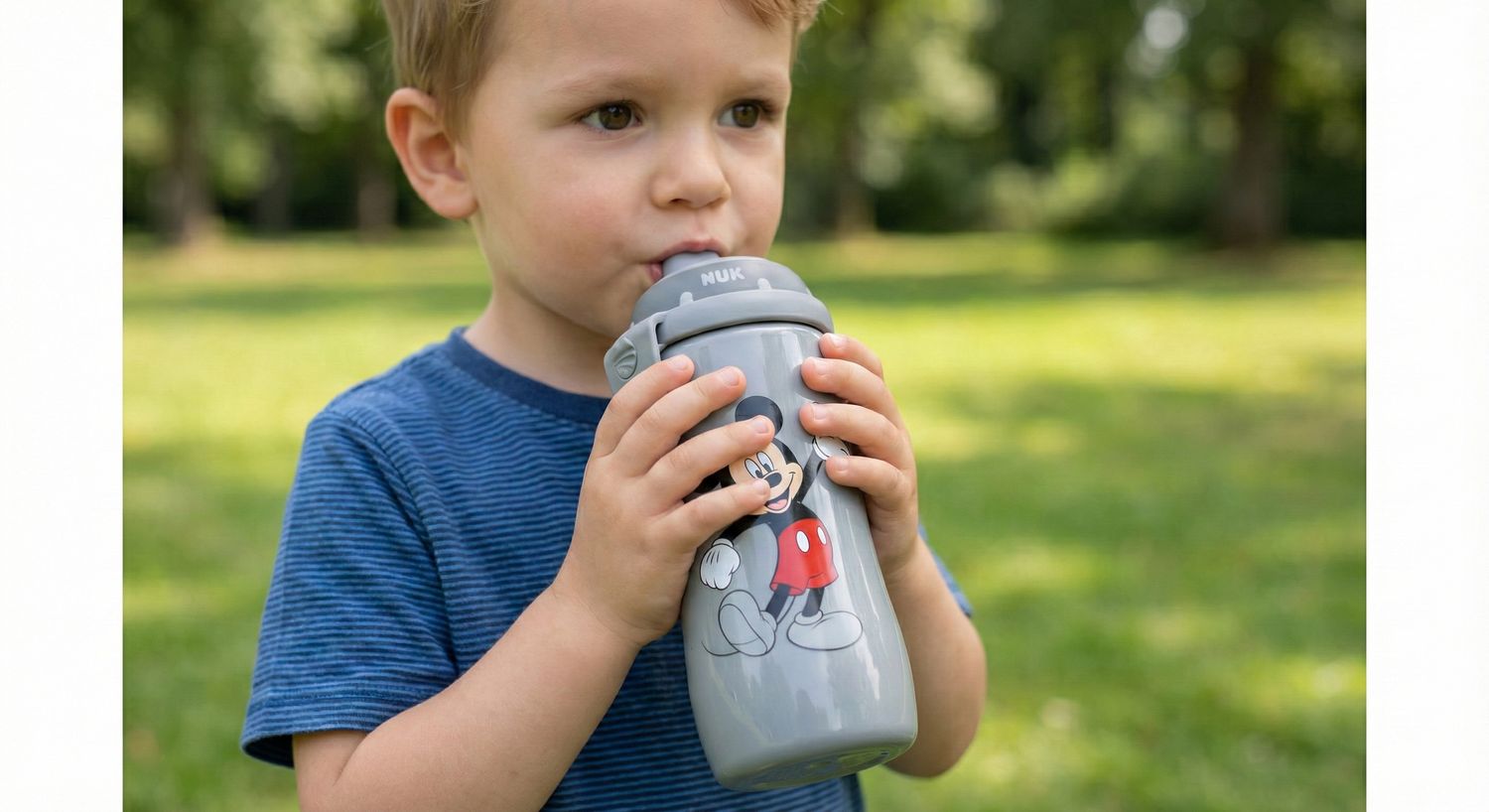 NUK Sports Cup 450 ml – Bidon dla aktywnych odkrywców (Disney Myszka Miki)