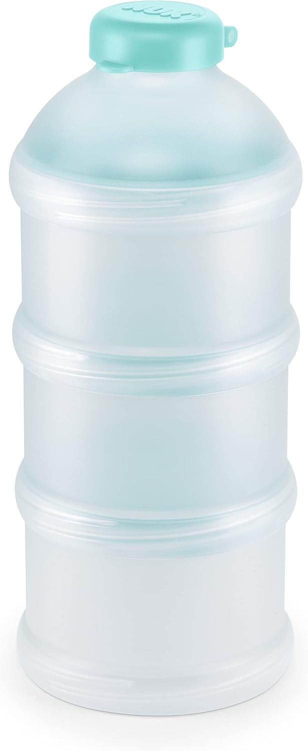 Nuk 10256342 Dozowniki do Mleka, Przezroczysty/Turkusowy, 3 sztuki