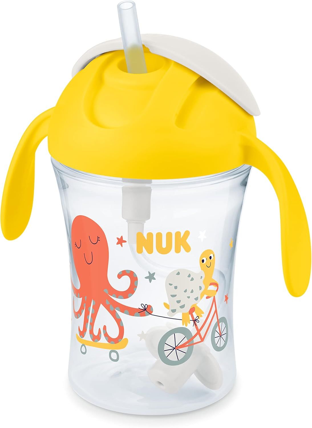 NUK Motion Cup – Bidon z Obciążoną Słomką 230ml (8m+). Pije pod każdym kątem! NUK Motion Cup – Bidon z Obciążoną Słomką 230ml (8m+). Pije pod każdym kątem!