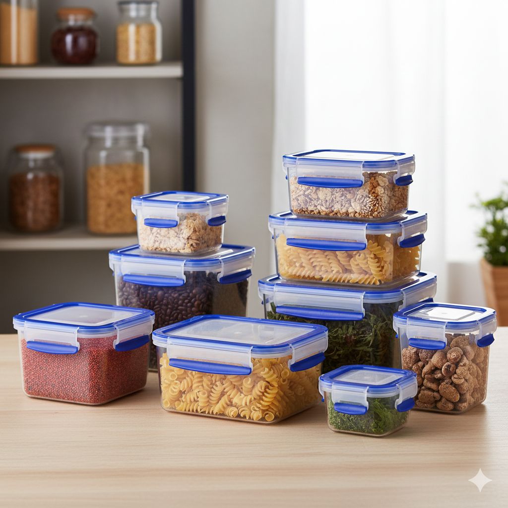 Zachowaj świeżość na dłużej – Zestaw Pojemników Hermetycznych Iris Ohyama Zachowaj świeżość na dłużej – Zestaw Pojemników Hermetycznych Iris Ohyama