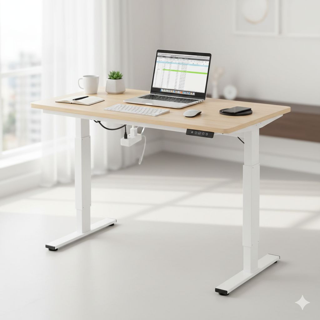 ⚡ Biurko Regulowane Elektrycznie JUMMICO – Twoje Centrum Produktywności