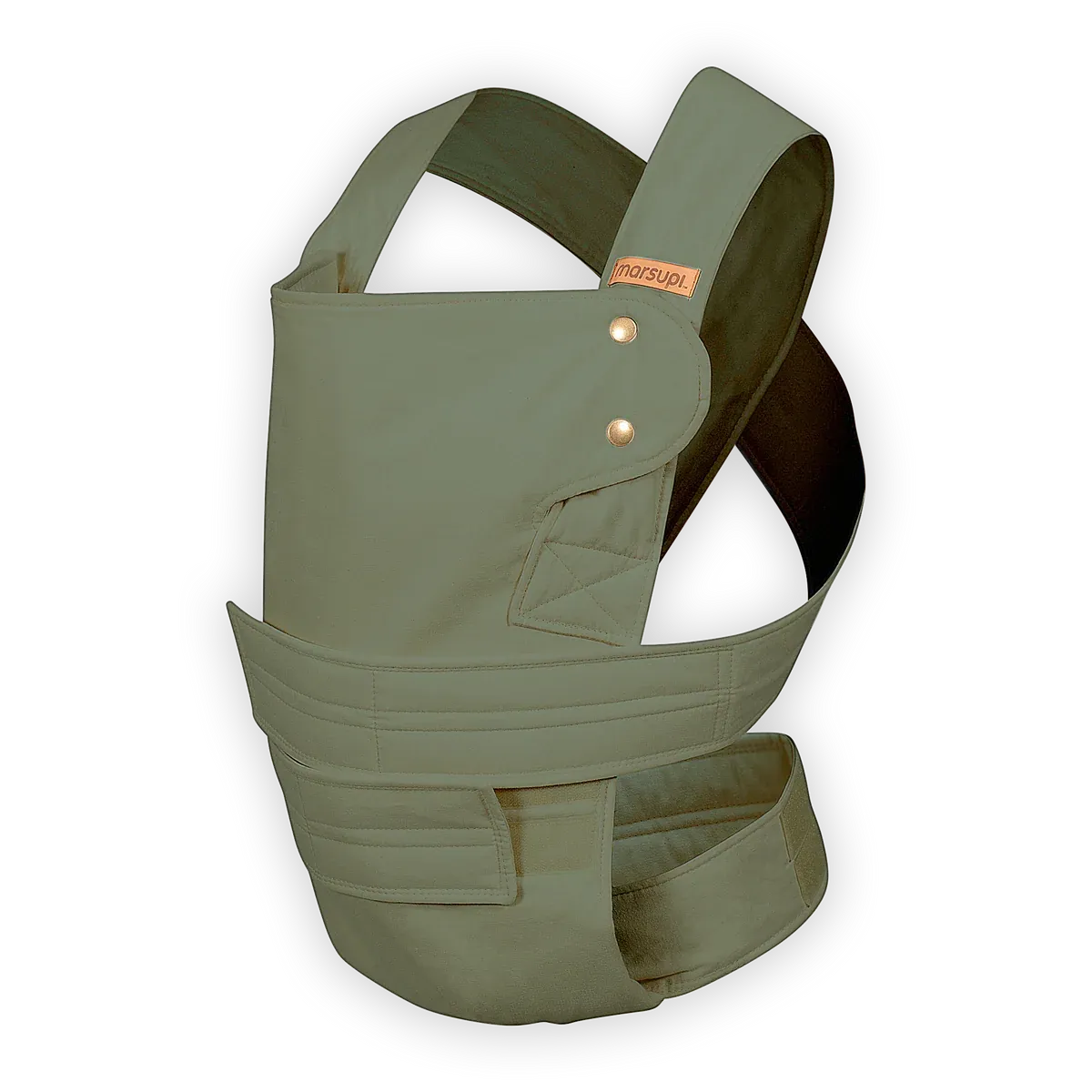 Marsupi Baby Carrier – Nosidełko dla noworodków i niemowląt (Olive, S/M)