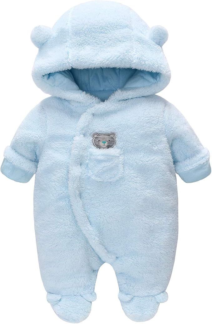 Vine – Puszysty Kombinezon z Kapturem dla Noworodka