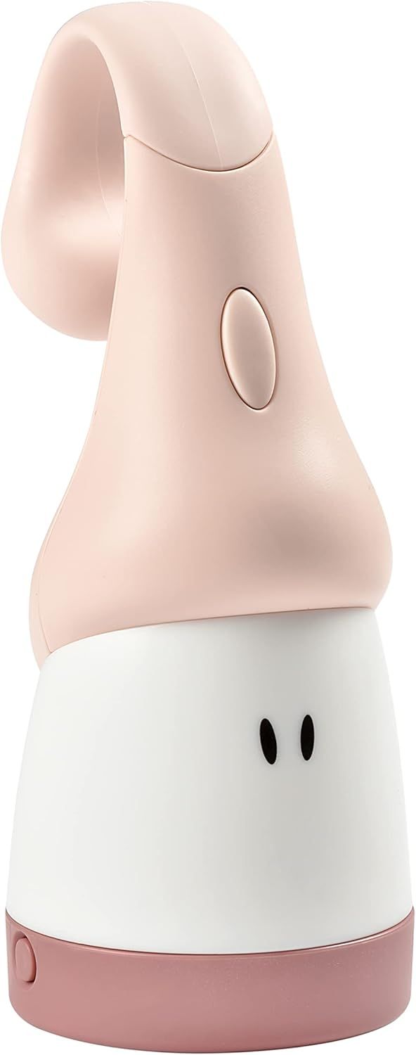 BÉABA, Lampka nocna dla dzieci/niemowlęcia, przenośna bezprzewodowa, Ewolucyjna w Latarkę, miękkie światło, ergonomiczna konstrukcja: Przyczepia się do uchwytów, łóżko z drążkiem, Długa żywotność bate