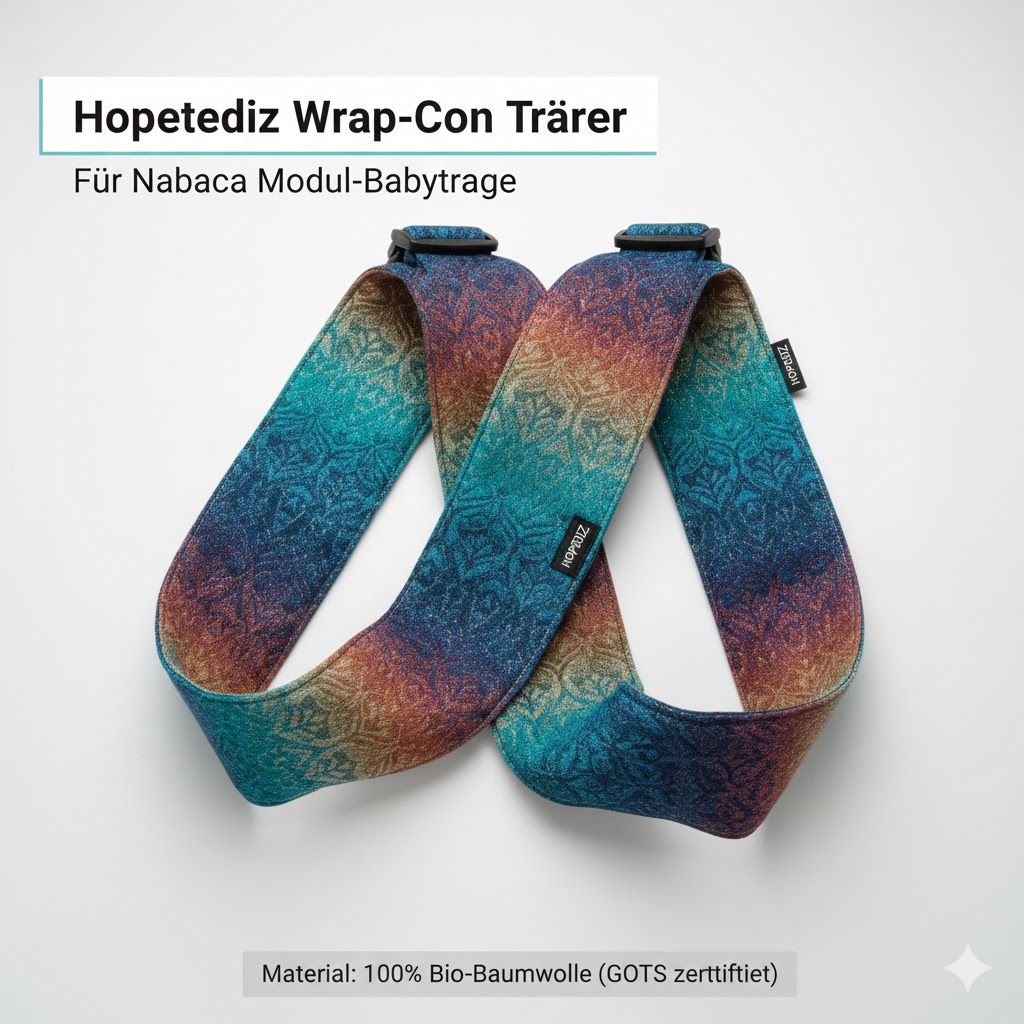 Hoppediz Wrap-Con – Pasy do nosidełka modułowego Nabaca