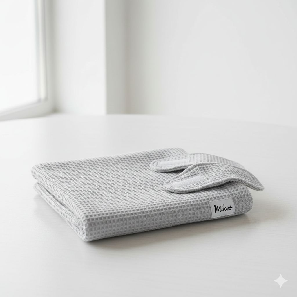 Mikos Bawełniany Otulacz do Fotelika i Wózka – Wafelkowy Kocyk Letni 100% Bawełna | Oddychający Mikos Bawełniany Otulacz do Fotelika i Wózka – Wafelkowy Kocyk Letni 100% Bawełna | Oddychający
