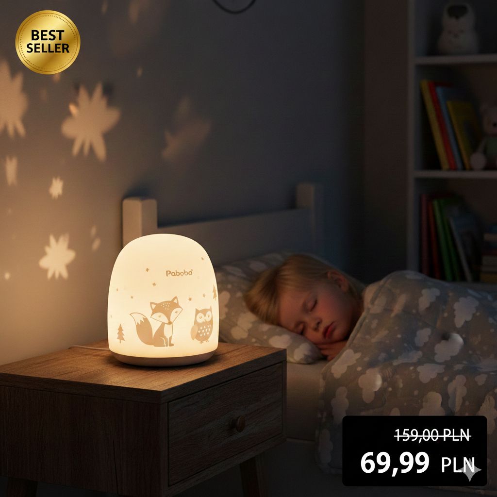 Pabobo "In The Woods" – Przenośna Lampka Nocna, Która Rozświetla Dziecięce Sny
