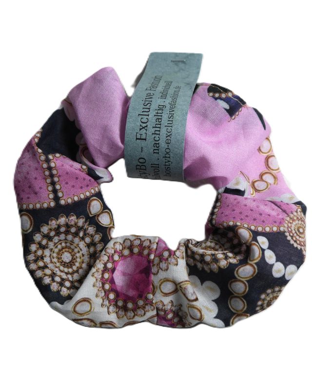 Haargummi/ Scrunchie Perlen &amp; Schleifen