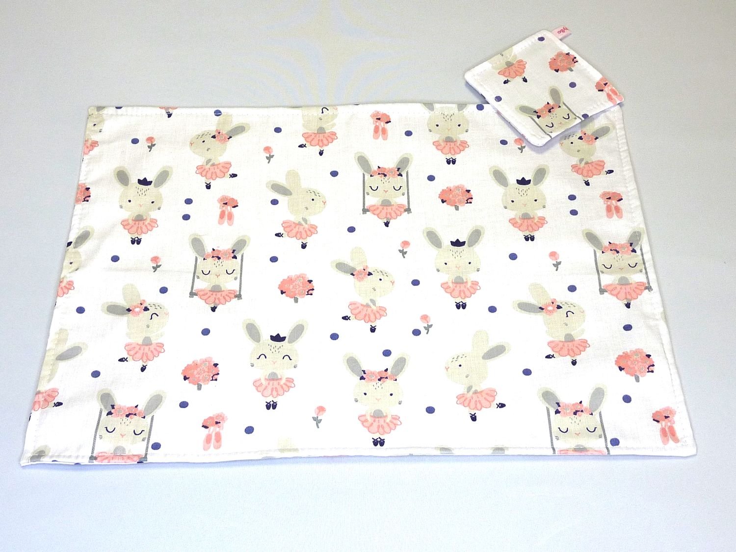 Platz-Set/ Tisch-Set &quot;Häschen-Ballerina&quot;