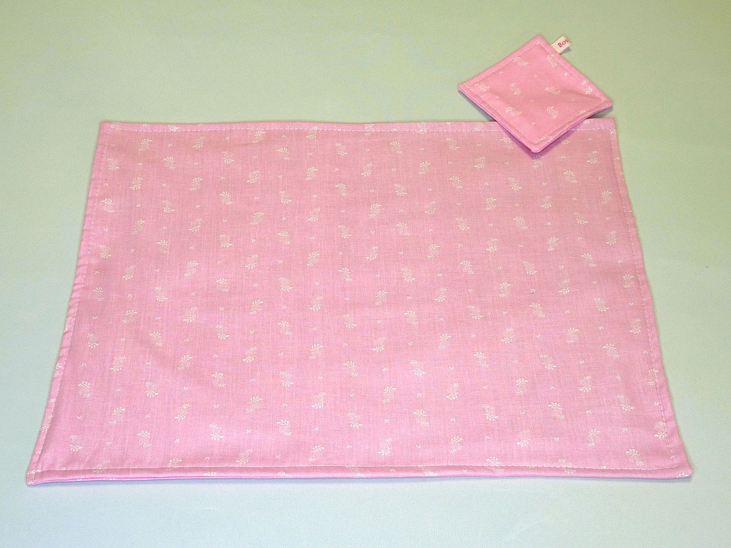 Platz-Set/ Tisch-Set &quot;Streublümchen&quot; rosa