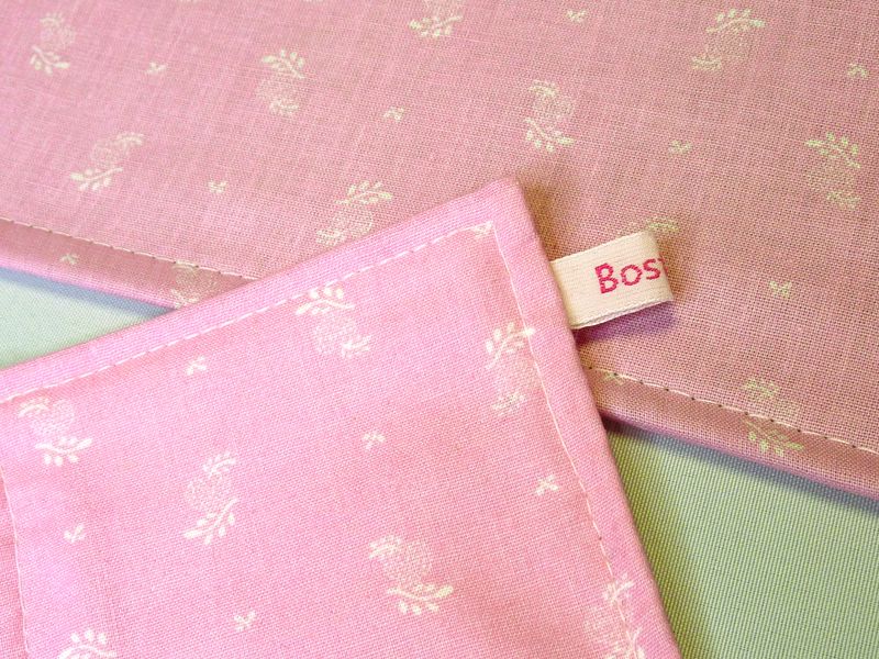 Platz-Set/ Tisch-Set "Streublümchen" rosa