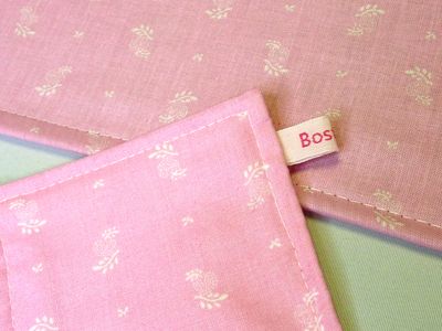 Platz-Set/ Tisch-Set "Streublümchen" rosa