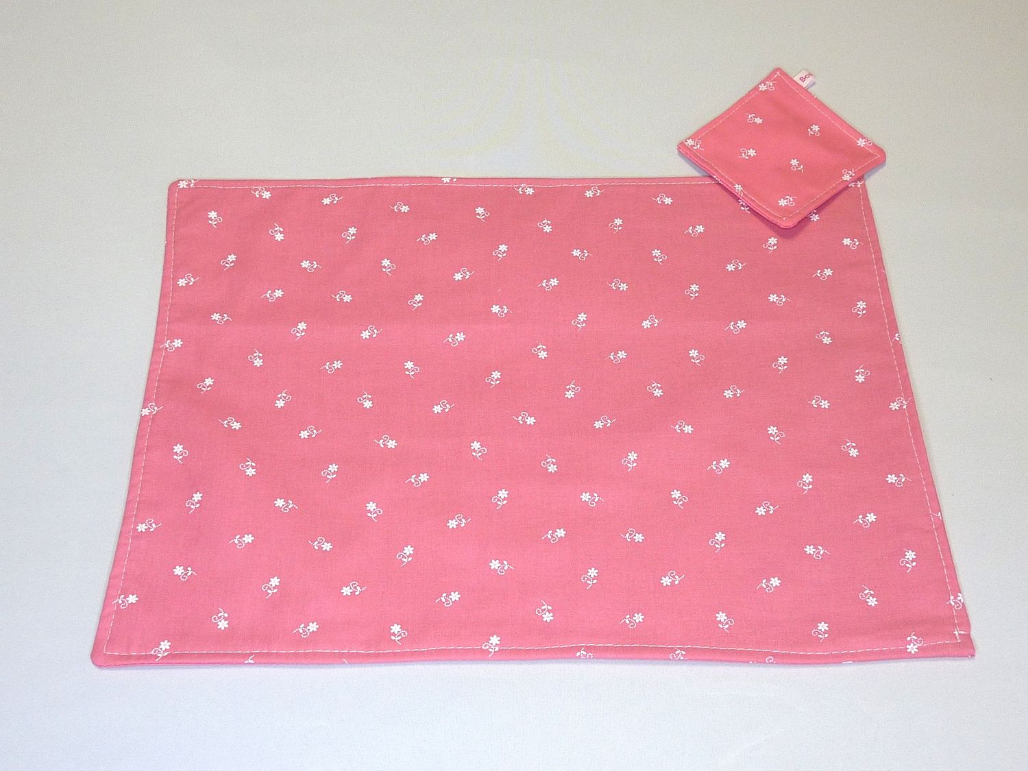 Platz-Set/ Tisch-Set &quot;Streublümchen&quot; rosa