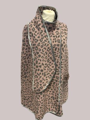 Cape mit Leoprint