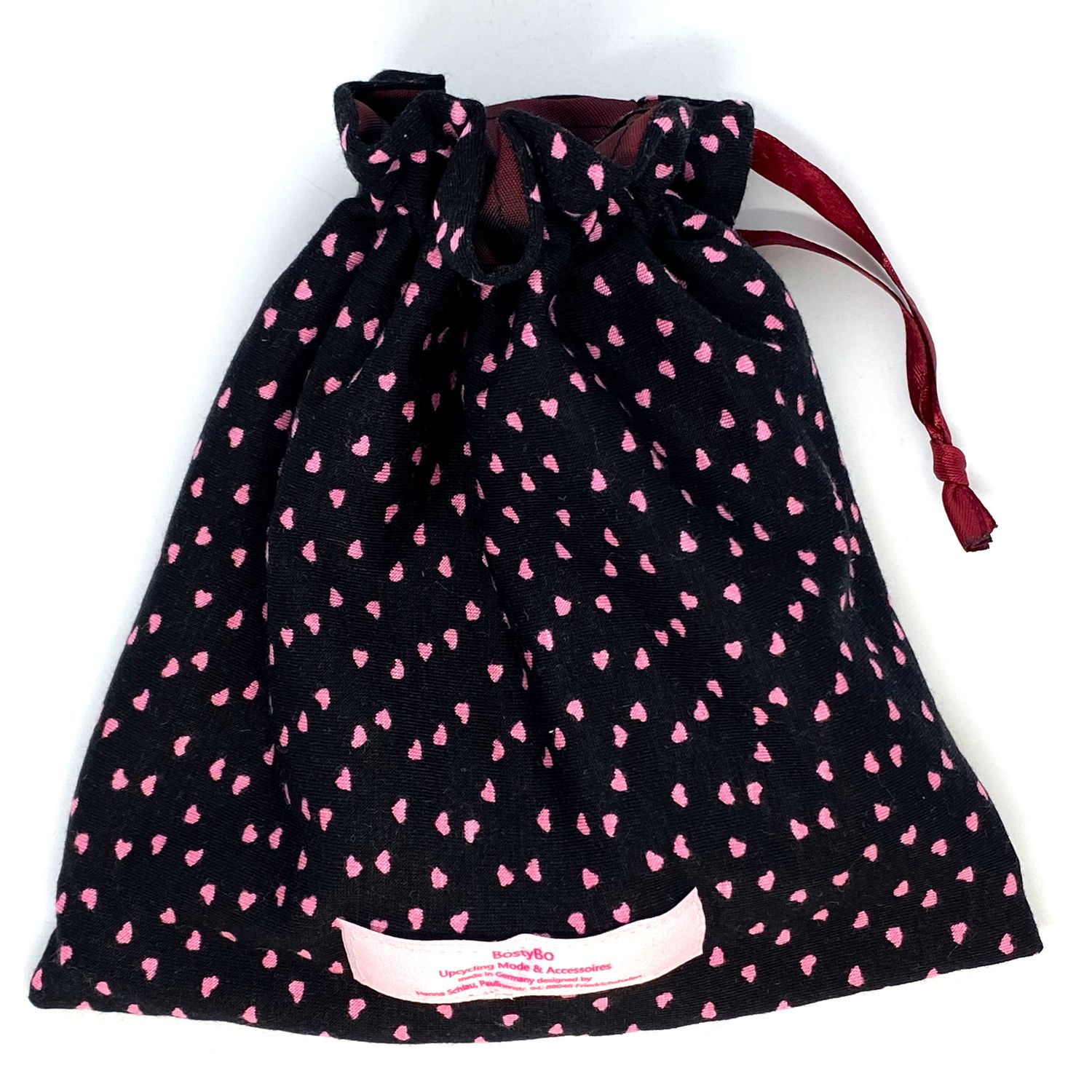 Wristlet/ Abendtäschchen mit Herz-Design