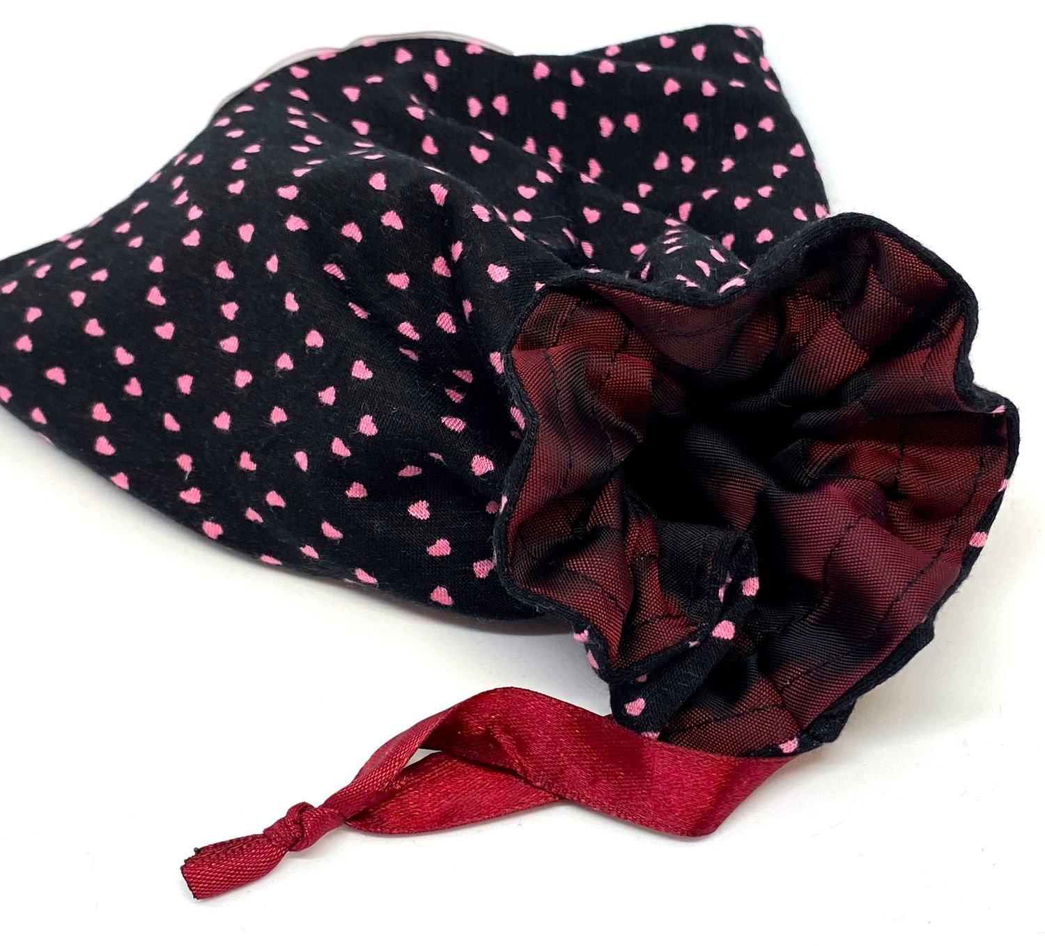 Wristlet/ Abendtäschchen mit Herz-Design