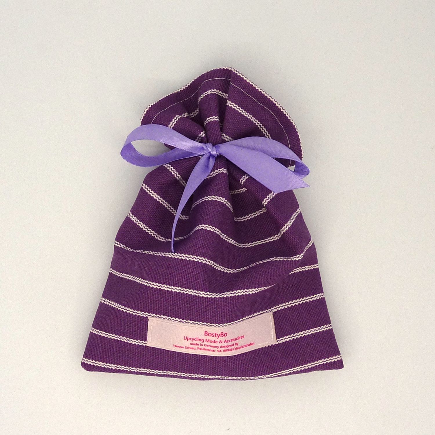 Geschenkbeutel im Streifenlook – nachhaltig &amp; wiederverwendbar