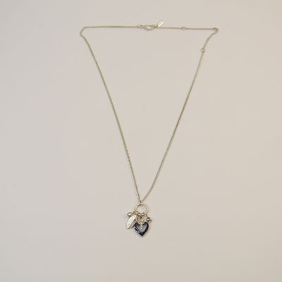 Feine Halskette mit Herz-Anhänger von Pilgrim