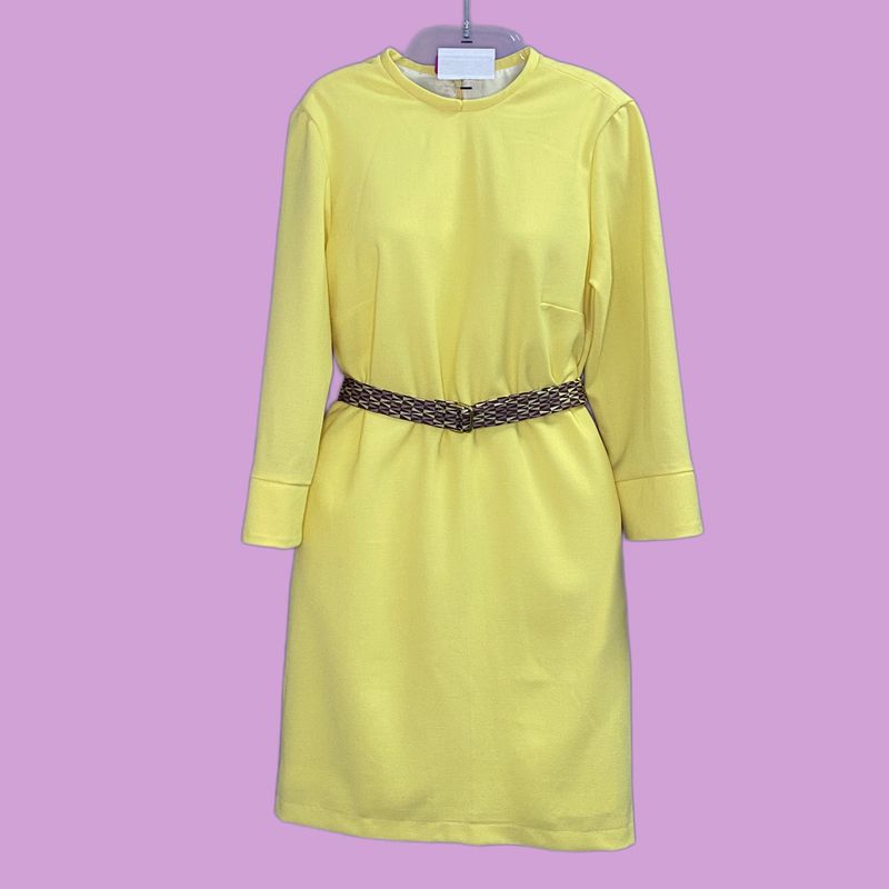 Businesskleid mit Stehkragen und ¾-Ärmeln Größe 38