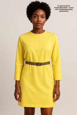 Businesskleid mit Stehkragen und ¾-Ärmeln Größe 38