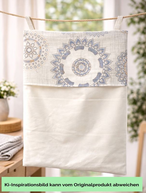 Wäschesammler mit Mandala-Design