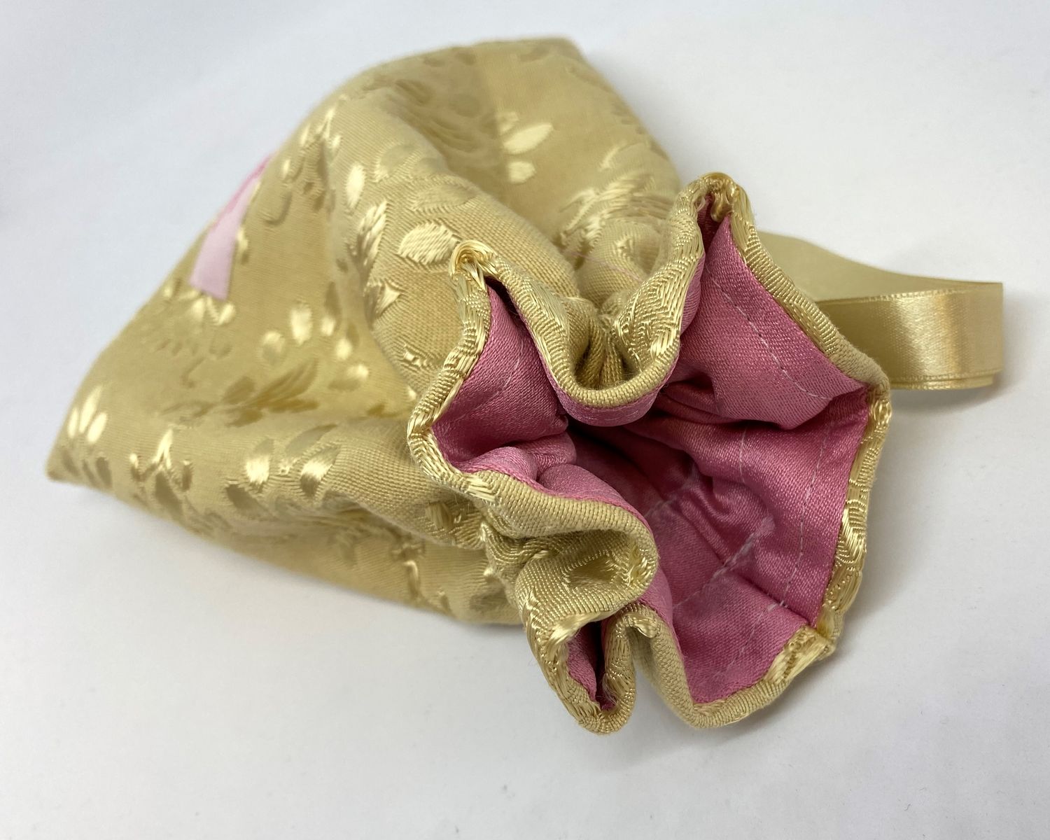 edles Wristlet/ Abendtäschen gold Schimmer