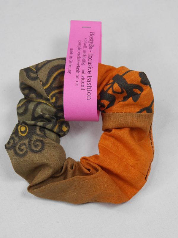 Haargummi/ Scrunchie terrakotta