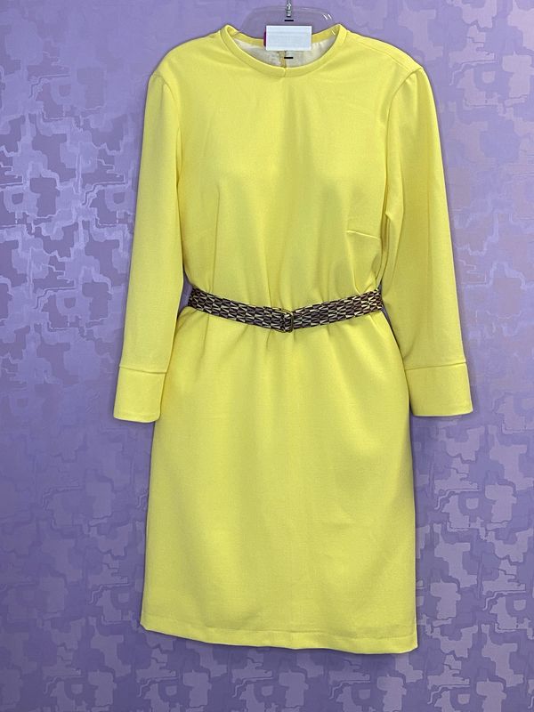 Businesskleid mit Stehkragen und ¾-Ärmeln Größe 38