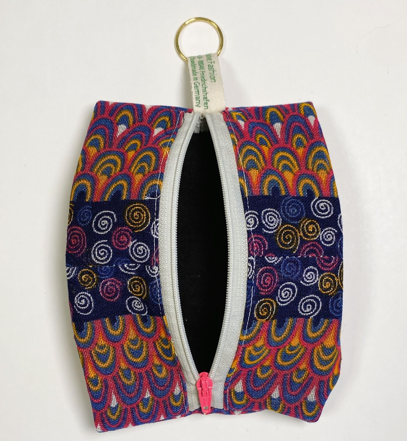 entfaltbare Mini-Tasche mit Schlüsselring