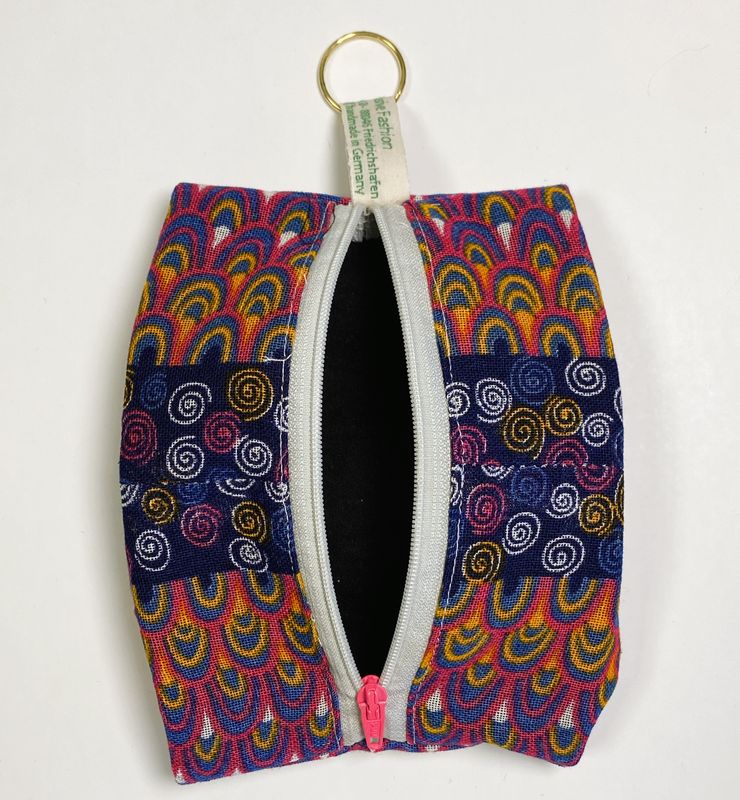 Entfaltbare Mini-Tasche mit Schlüsselring – kompakt &amp; immer dabei