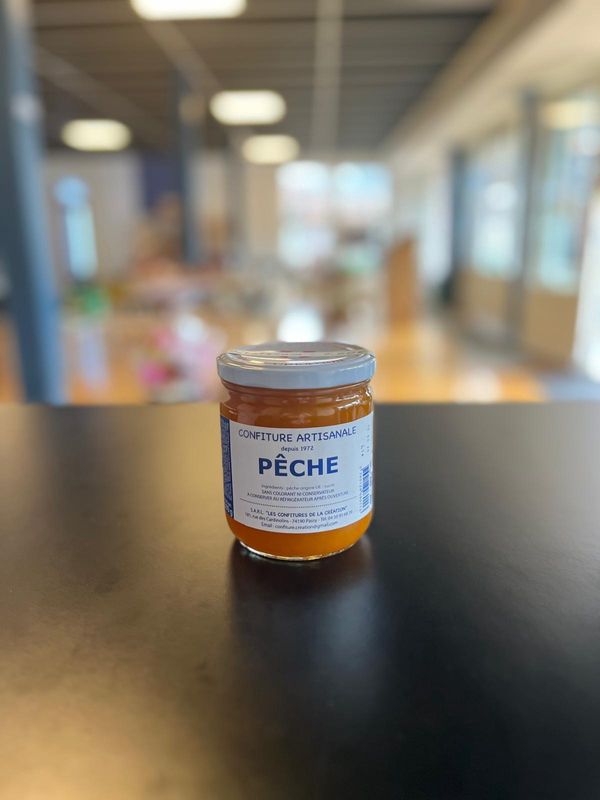 Confiture de pêche 500g/Perzikjam