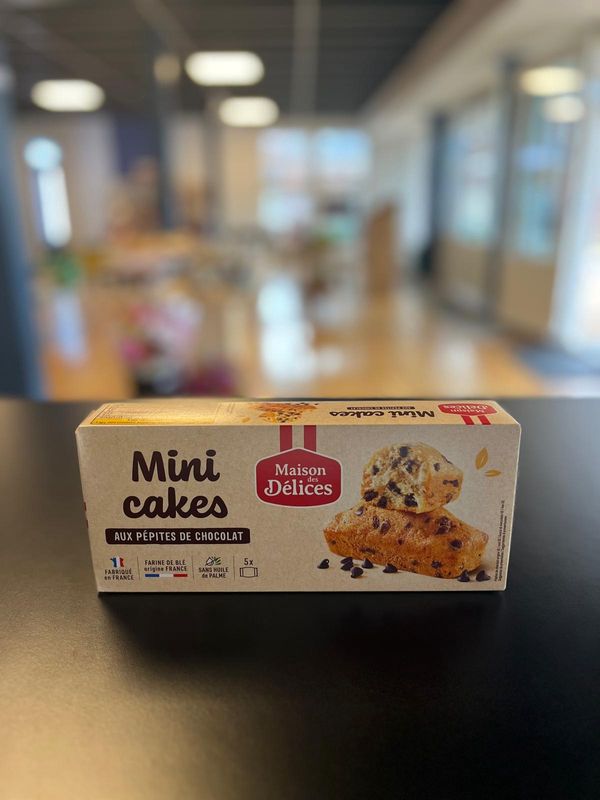 Mini Cakes aux pepites au chocolat 150g/cakejes met chocoladestukjes