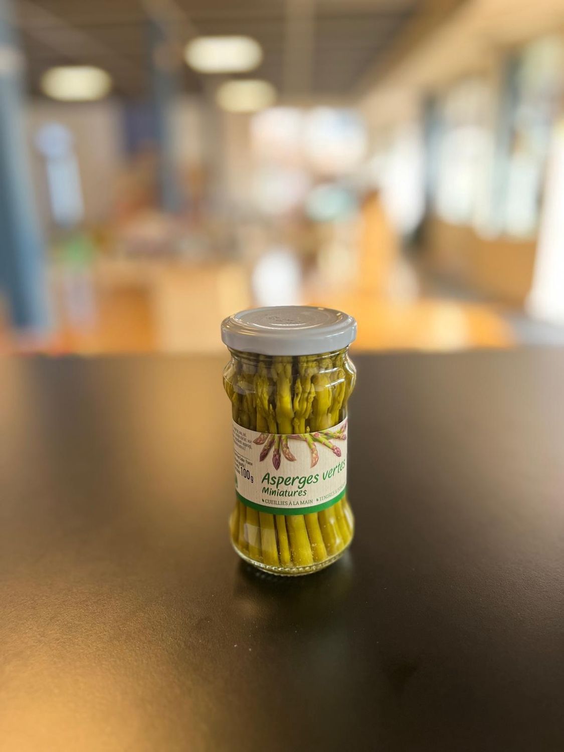 Asperges vertes minis Pérou bocal pne 100g