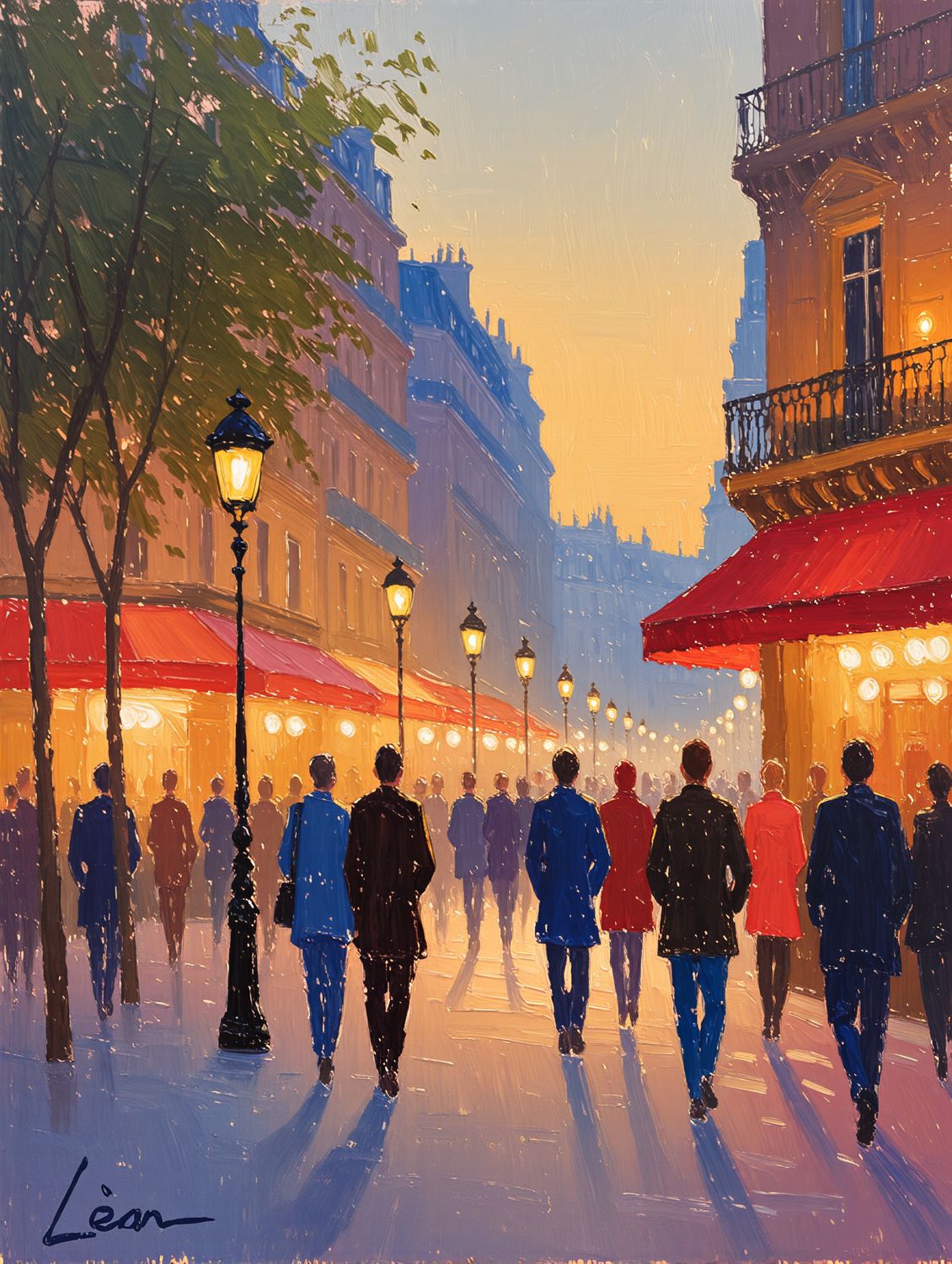 Boulevard at Golden Hour