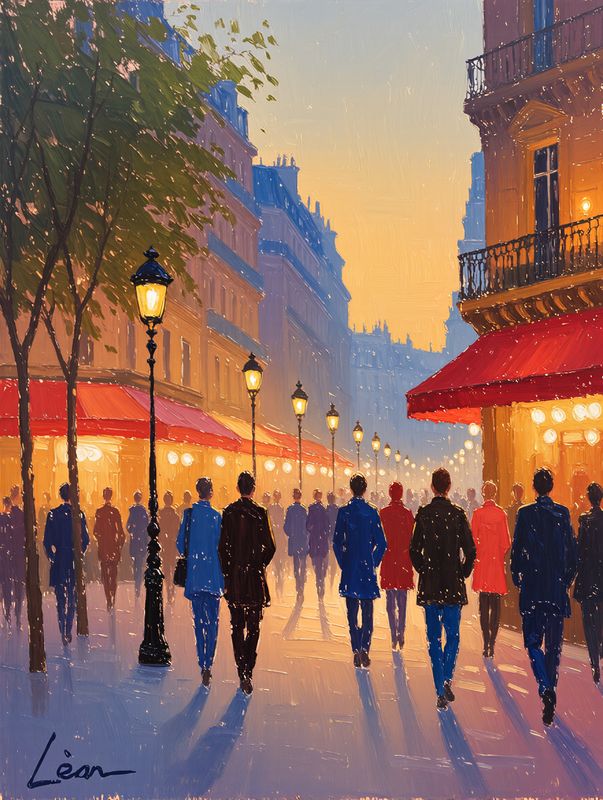 Boulevard at Golden Hour